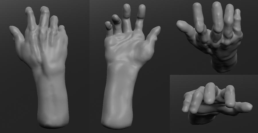 Sculptris-The Human Hand