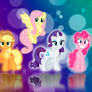My Little Pony FIM Six Mane Wallpaper
