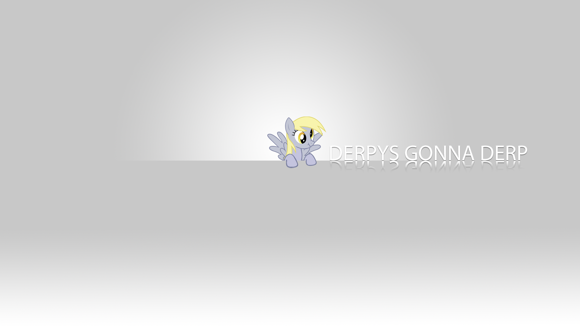 Derpys Gonna Derp Minimalistic Wallpaper