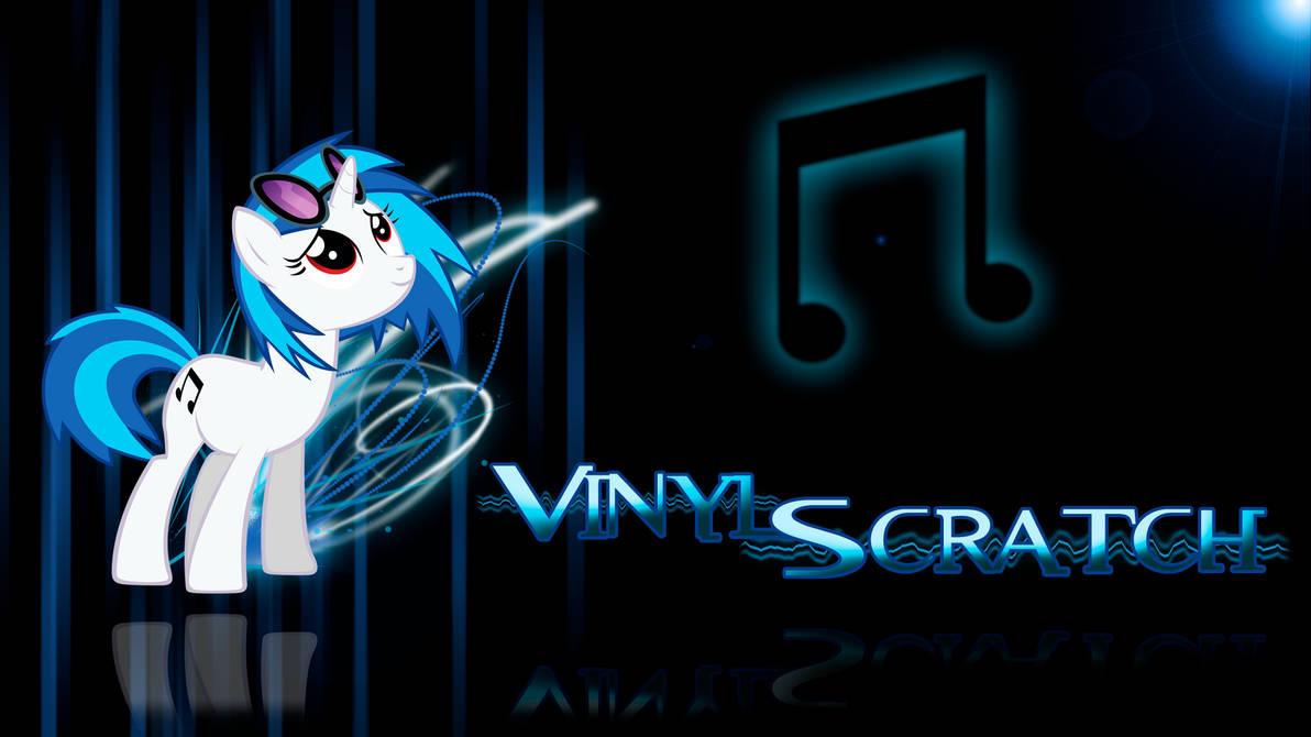 Vinyl Scratch 'Abstract and Neons' Wallpaper by BlueDragonHans on ...