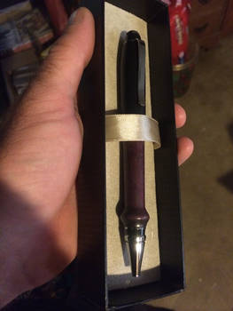 Ebony and purpleheart pen