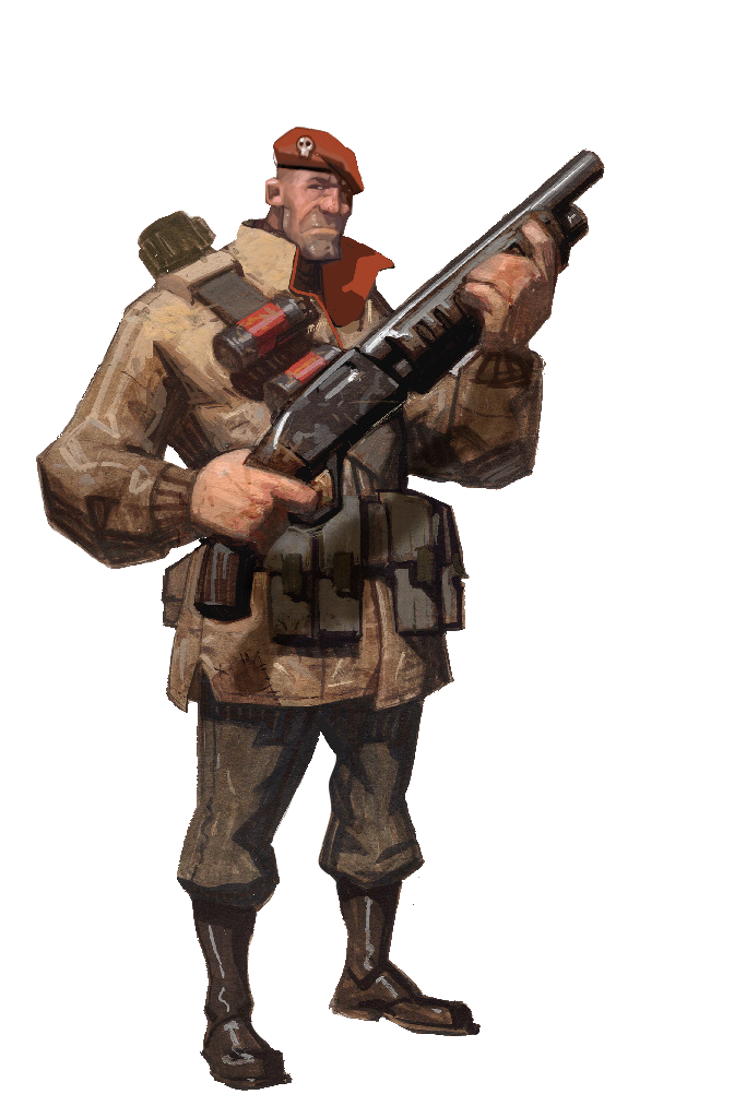 tf2 soldier (concept art) v4 transparent by kinggemini2025 on DeviantArt