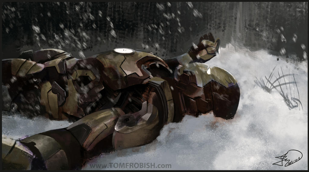 Iron Man Lying down Finished