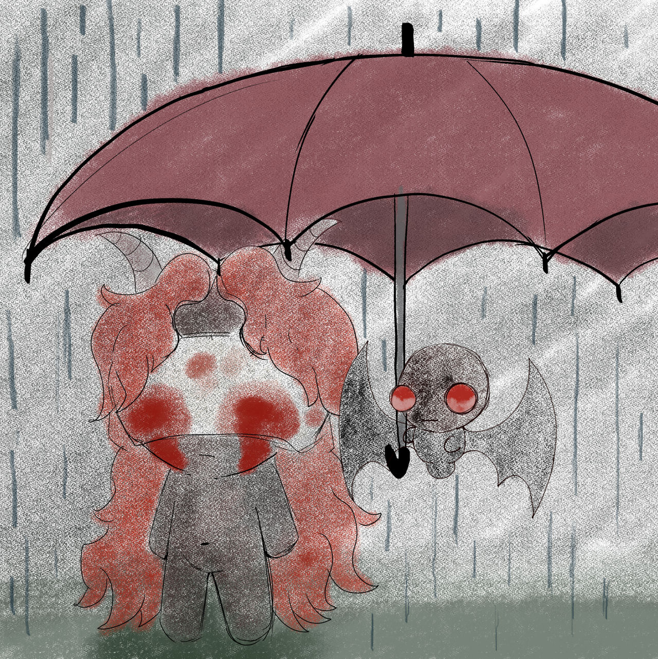 Lilith in the rain TBOI by BallofBandagez on DeviantArt