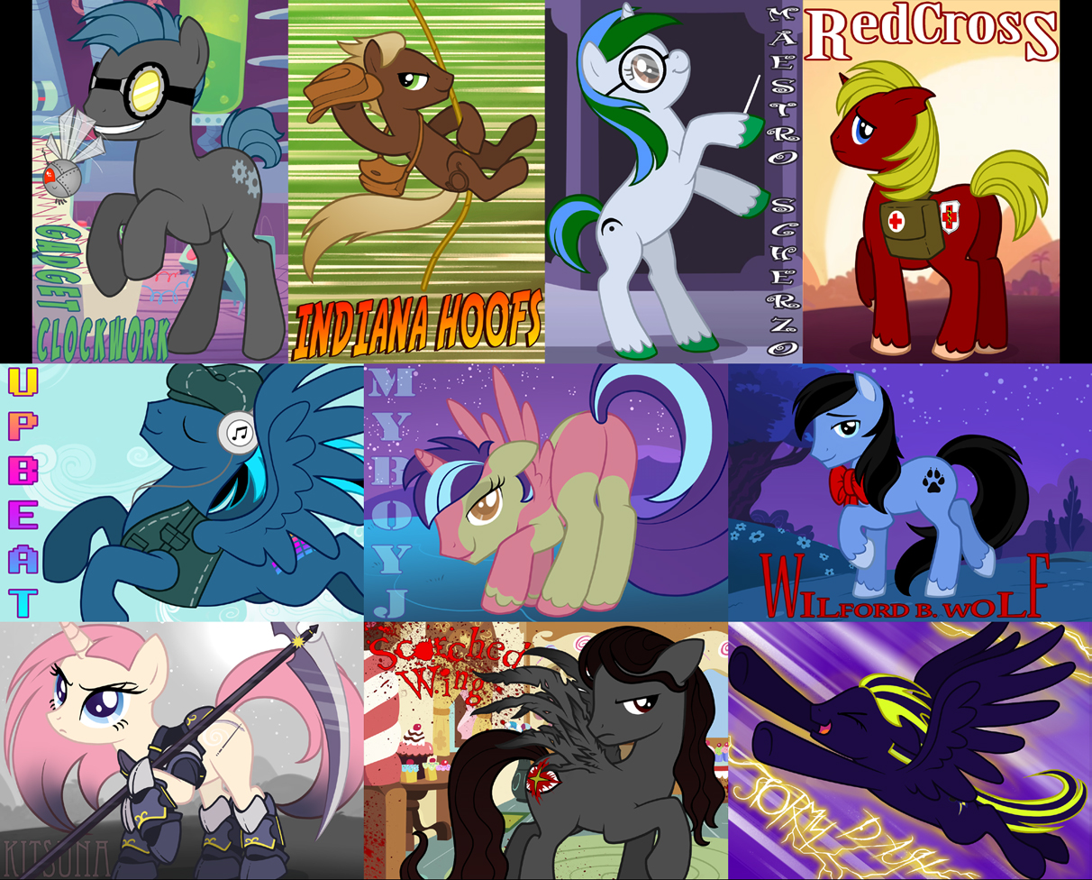 My Little Pony OC badges batch 1