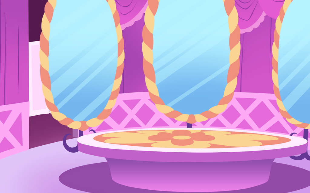 Carousel Boutique Rarity's House stage background