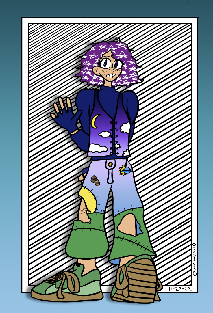 Dripped out character by TheTerrificMrMystic on DeviantArt