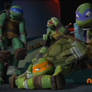 TMNT 2012 - Got hit by a BUS?!