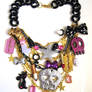 Sugar Trash Skull Necklace