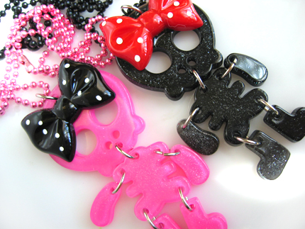 Girly Skelly necklaces