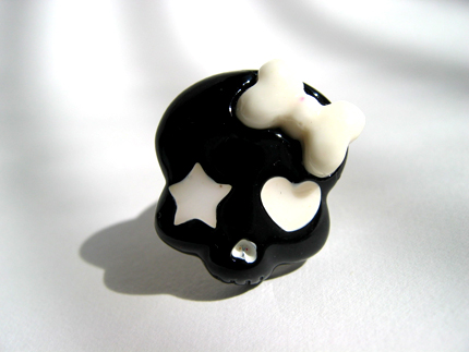 Blacky Skull ring