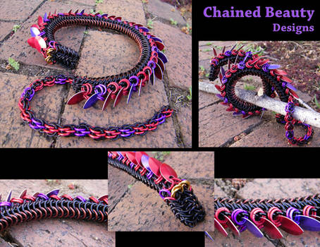 Chainmaille Dragon of Twilight