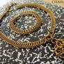 Brass Celtic Star Choker and Persian Bracelet