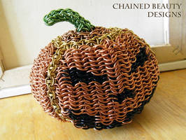 Chainmaille Jack-O-Lantern