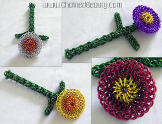 Chainmaille Flowers