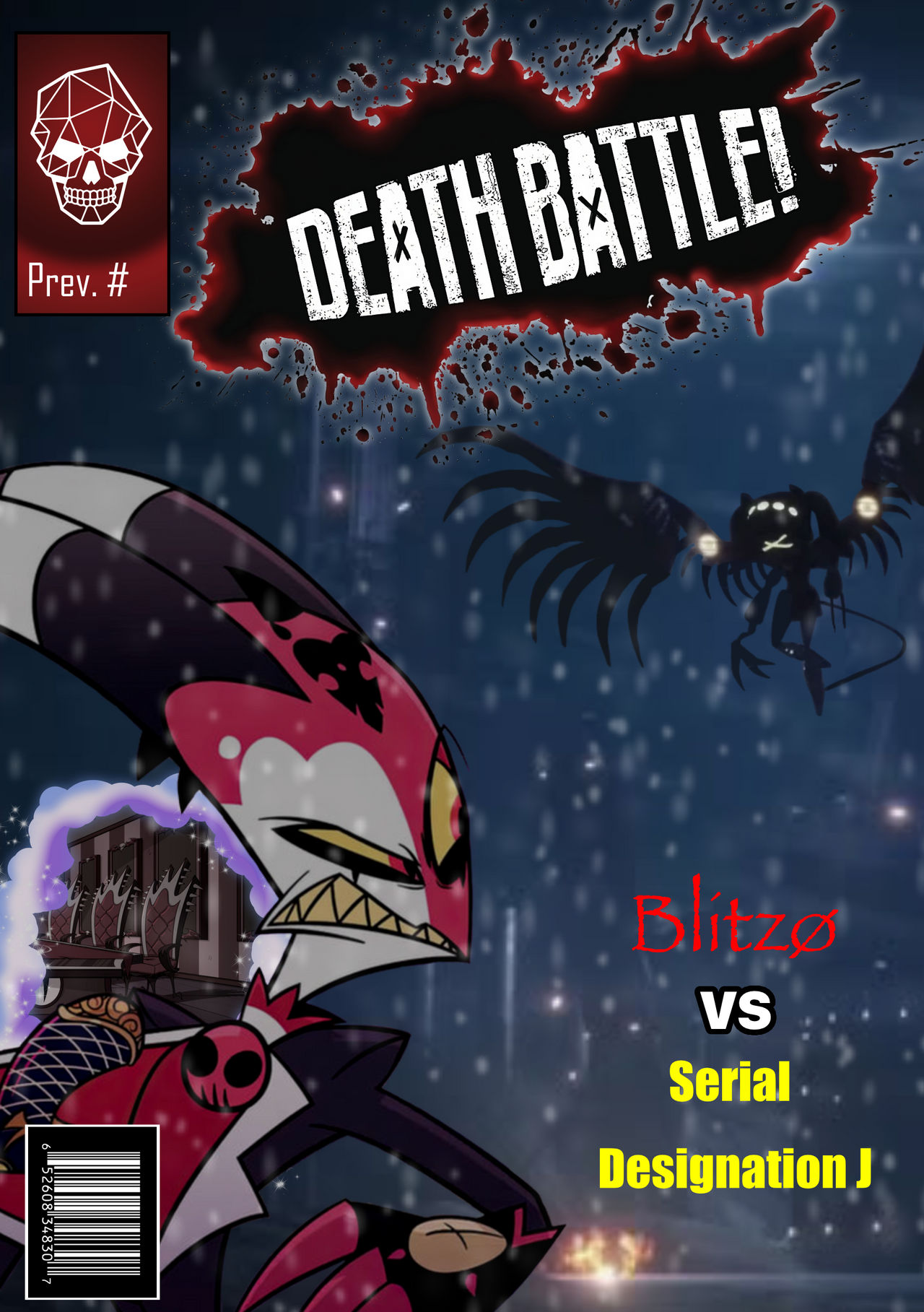Blitzo vs Serial Designation J | Comic cover by OranFruit on DeviantArt