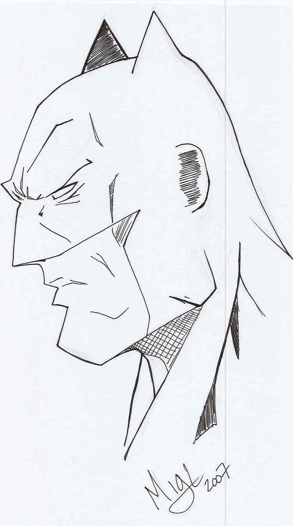 Batman Back Profile Batman Profile by mypistola on DeviantArt
