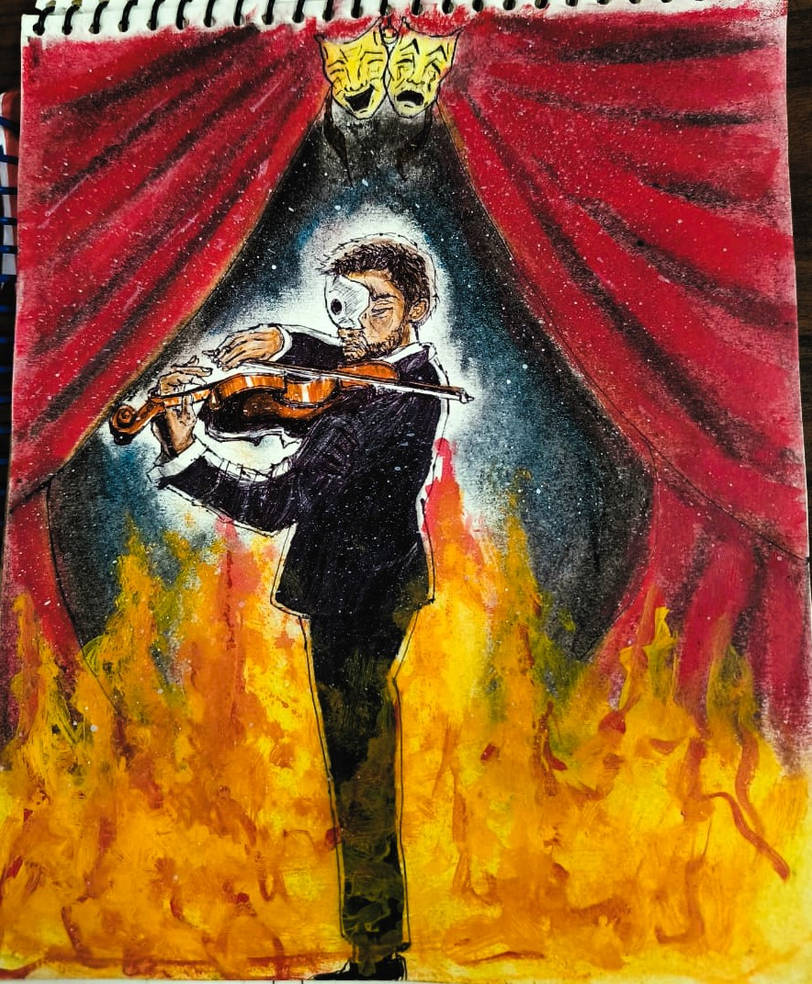 Old_Drawing#3 Phantom_of_the_opera by TSerenade on DeviantArt