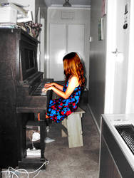 Piano in the hallway