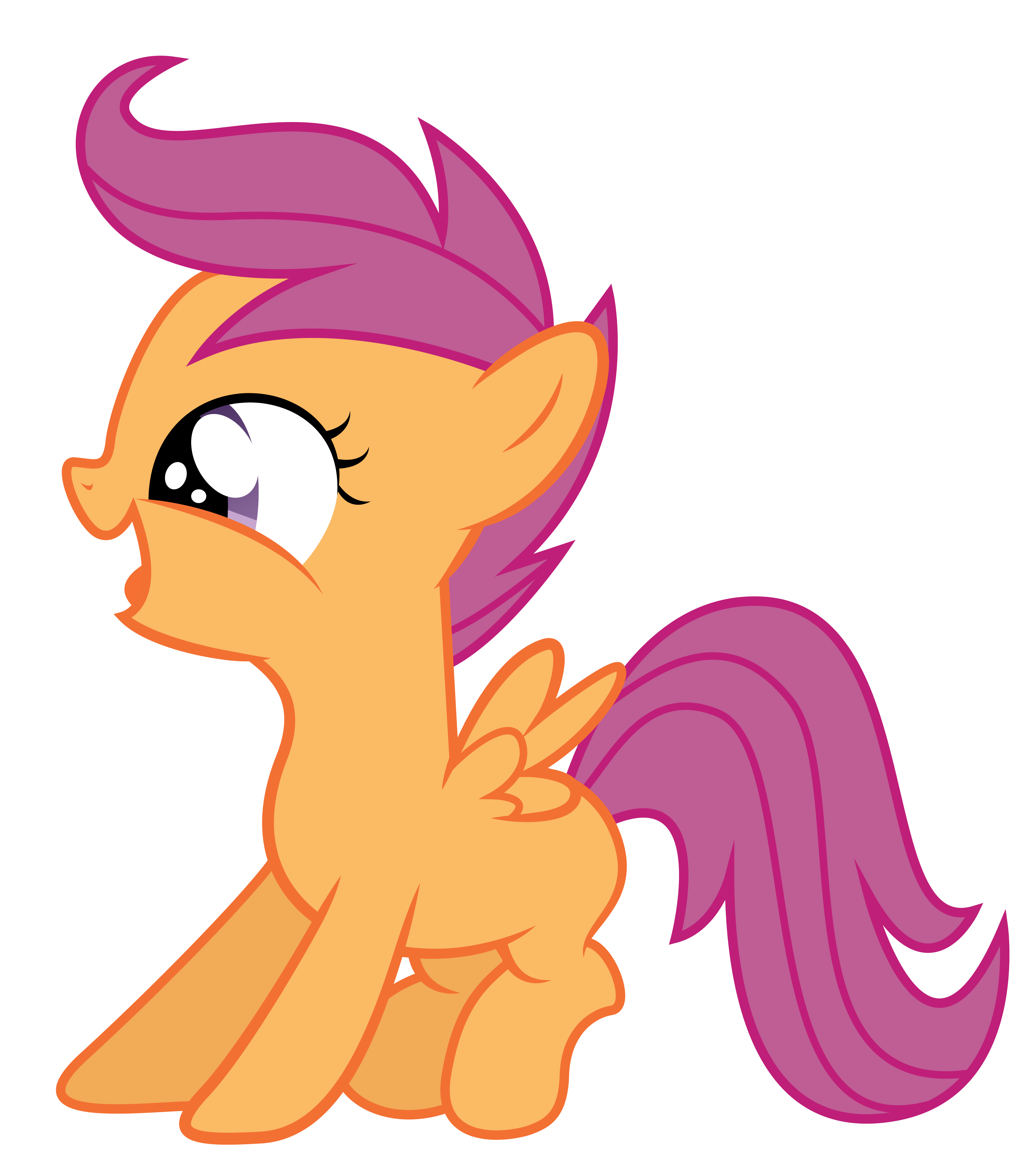 Scootaloo Happy Vector