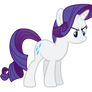 Angry Rarity Vector.