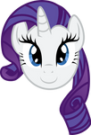Rarity Face by PaulySentry