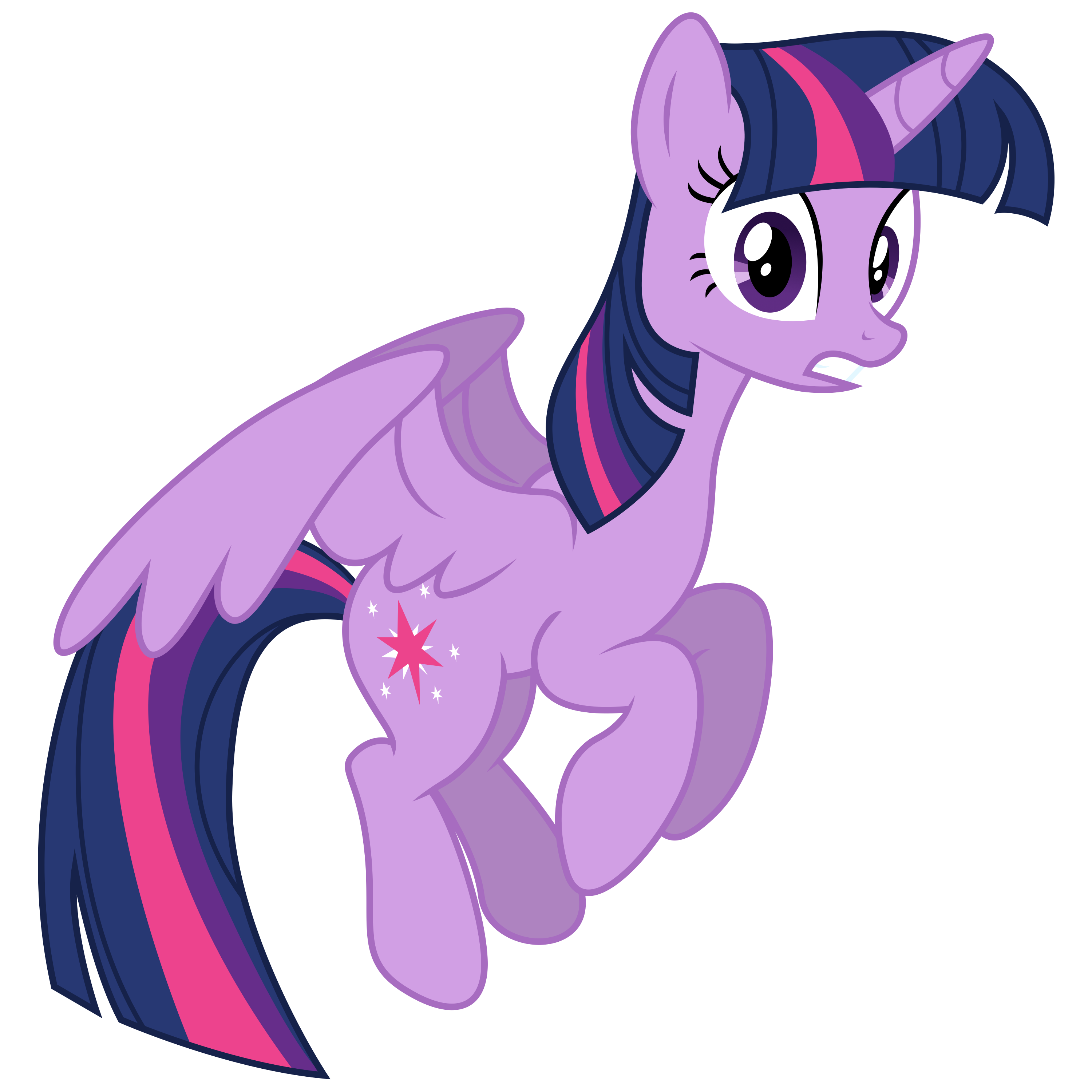 Vector: Twilight Sparkle Flying