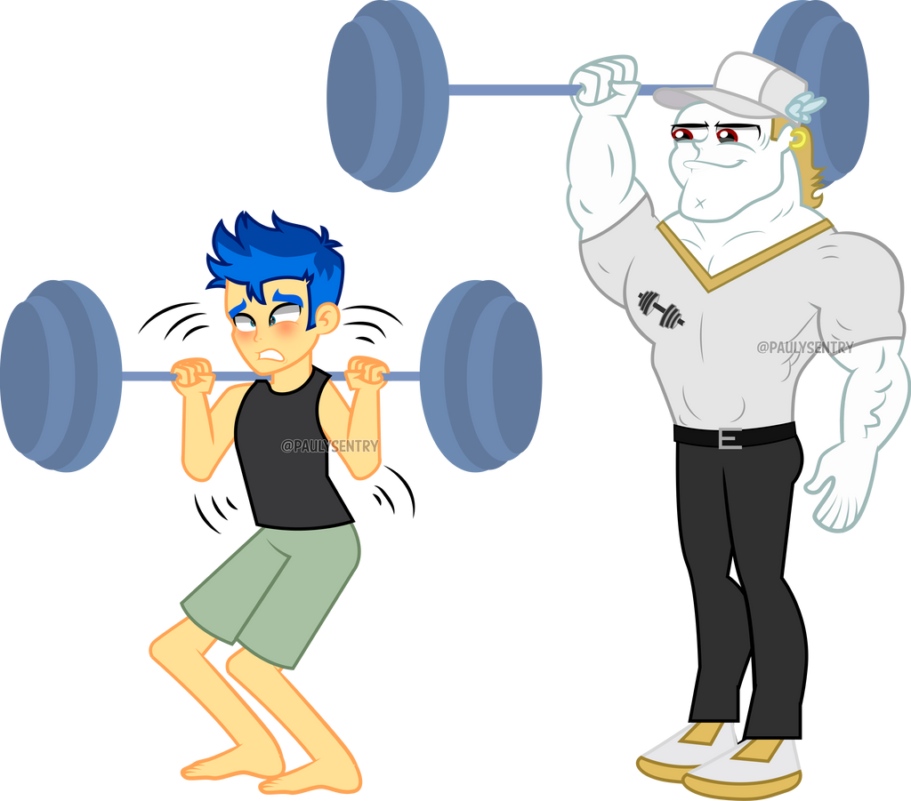 COMM Flash and Bulk Biceps by PaulySentry on DeviantArt
