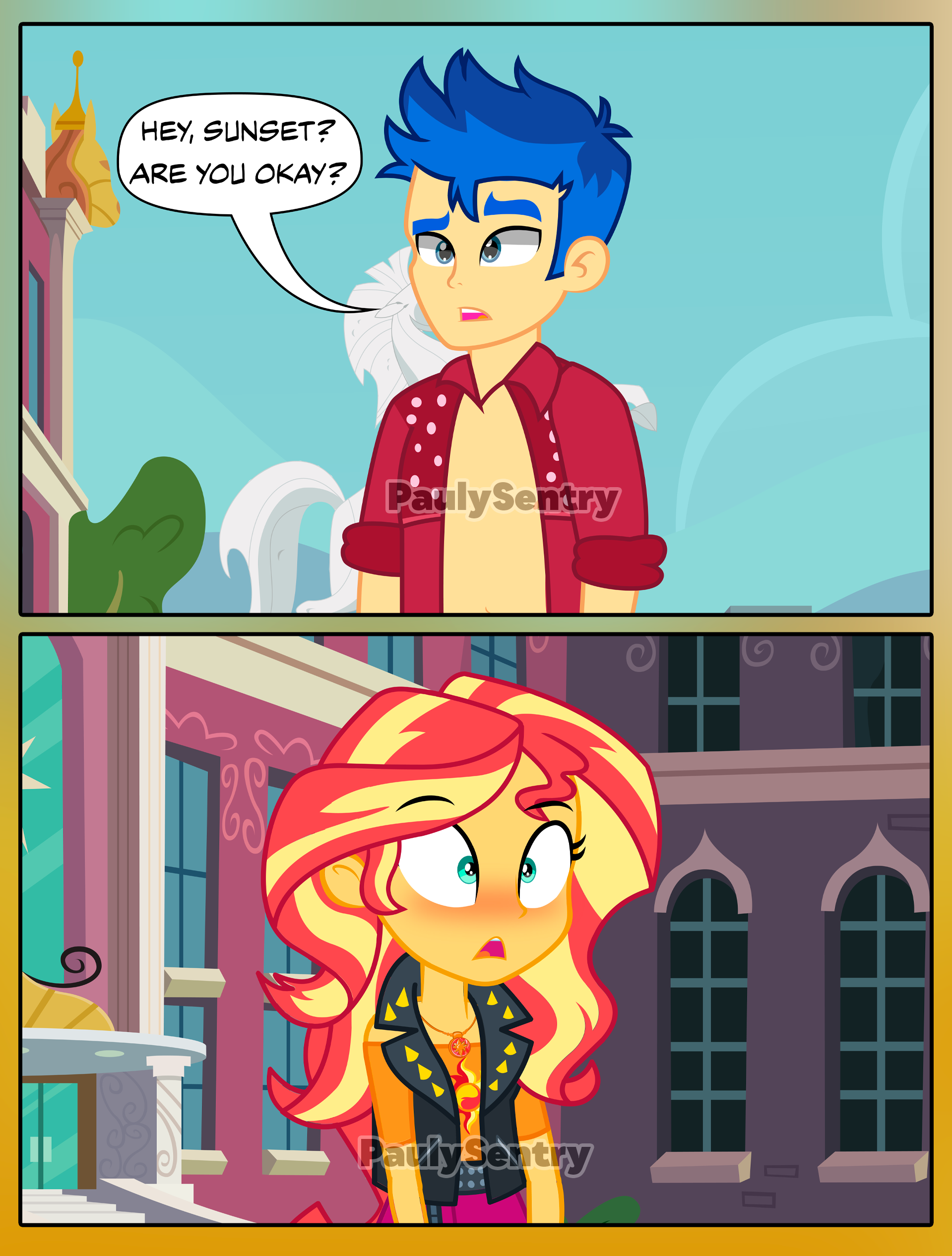 Deviantart Blushing COMM Blushing by PaulySentry on DeviantArt
