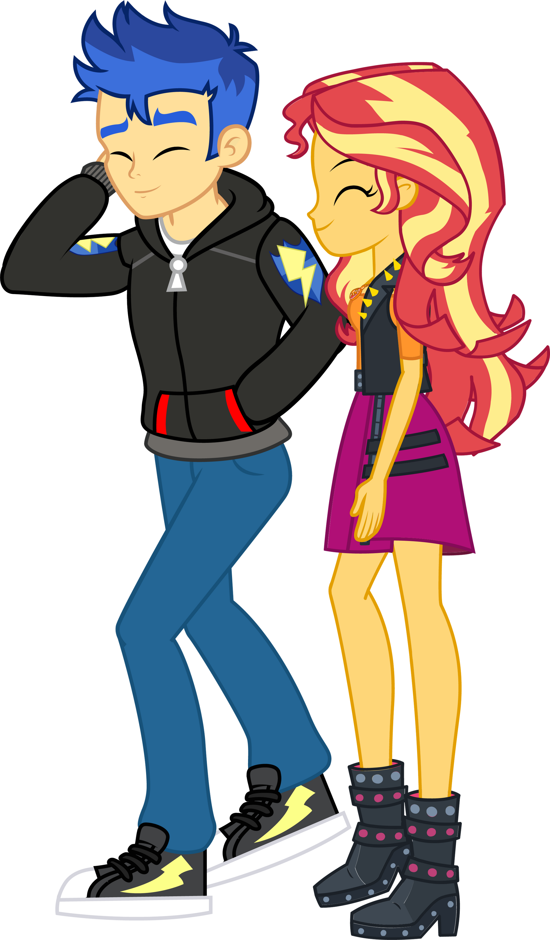 Flash Sentry Walk Flash and Sunset Walking by PaulySentry on DeviantArt