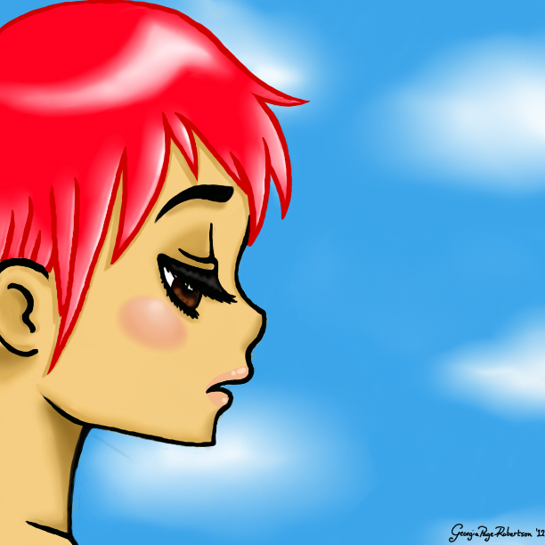 Ruby. Paint tool SAI 1st attempt