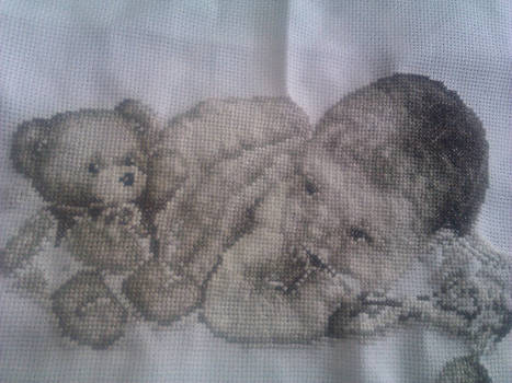 Baby and bear2