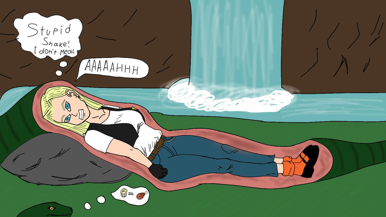 Android 18 Snake Part Bad day for Android 18 (int) by 1VoCa1 on DeviantArt