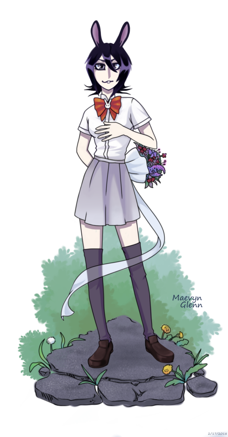 Bunny Rabbit Rukia Draw Rukia valentine bunny by MaevynGlenn on DeviantArt