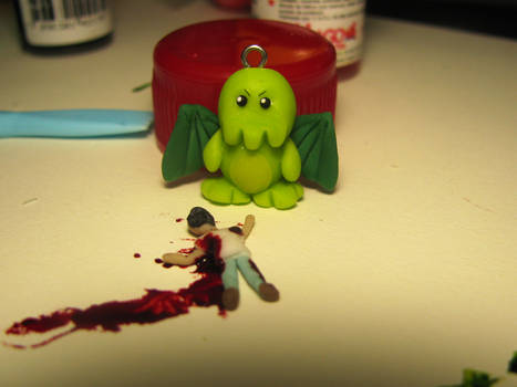 mini Cthulhu and victim OMG