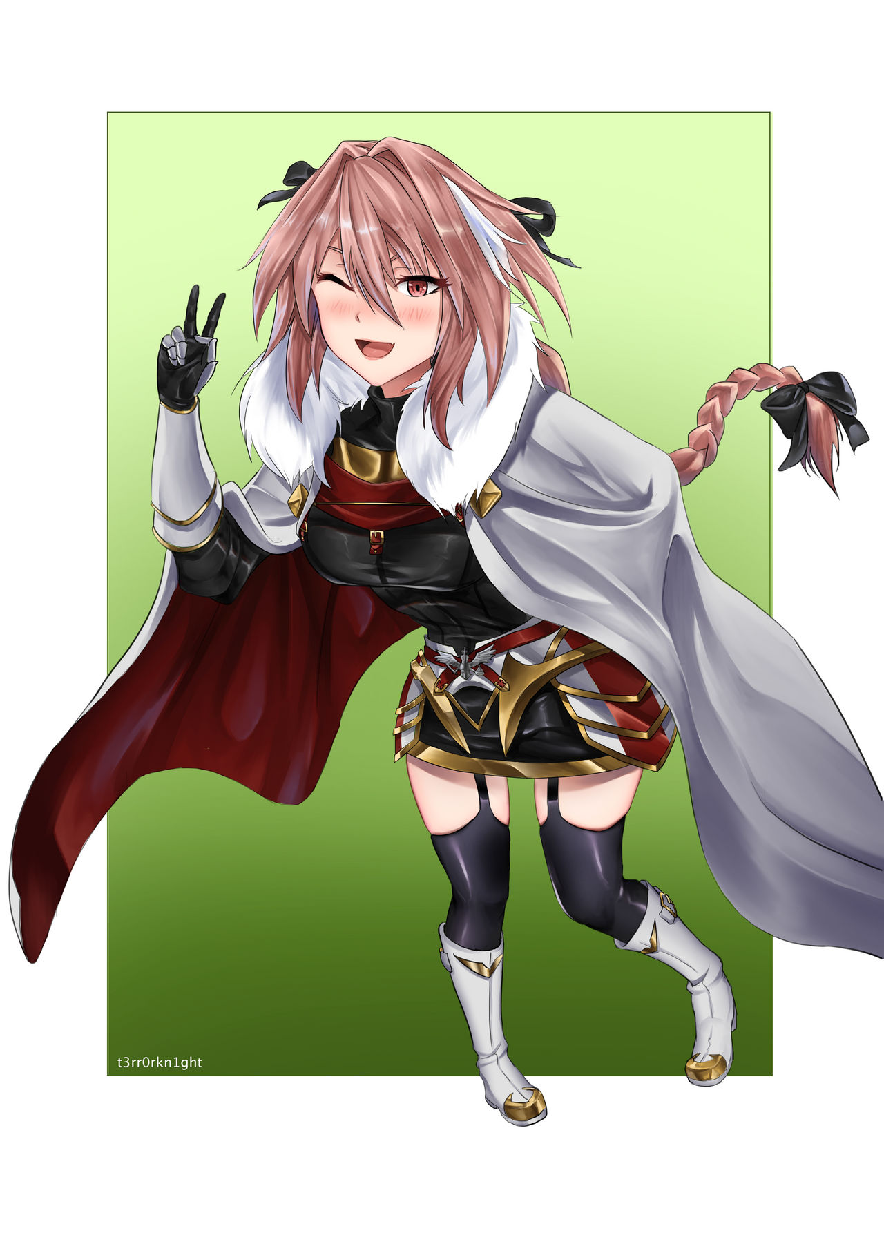 Fate Apocrypha - Astolfo (genderbend) by T3RR0RKN1GHT on DeviantArt