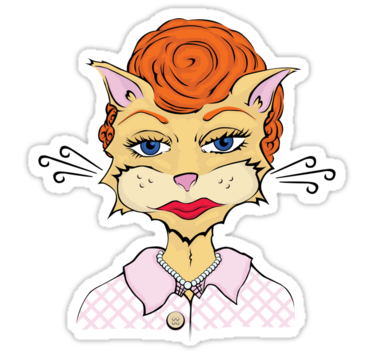 Lucy Cat Sticker