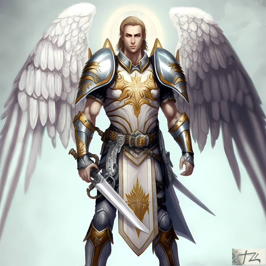 Aasimar Paladin by taggedzi on DeviantArt