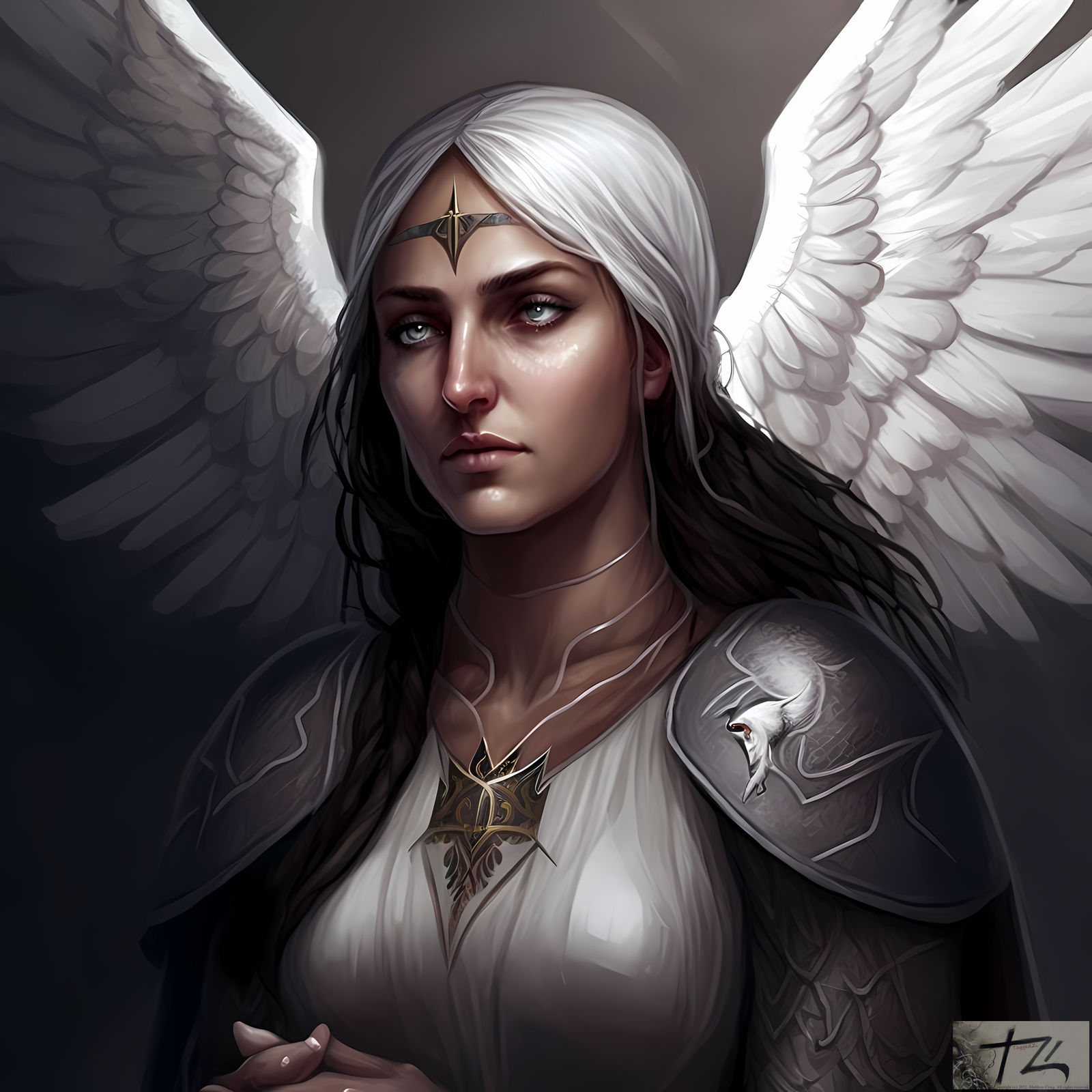 Aasimar Female Cleric by taggedzi on DeviantArt