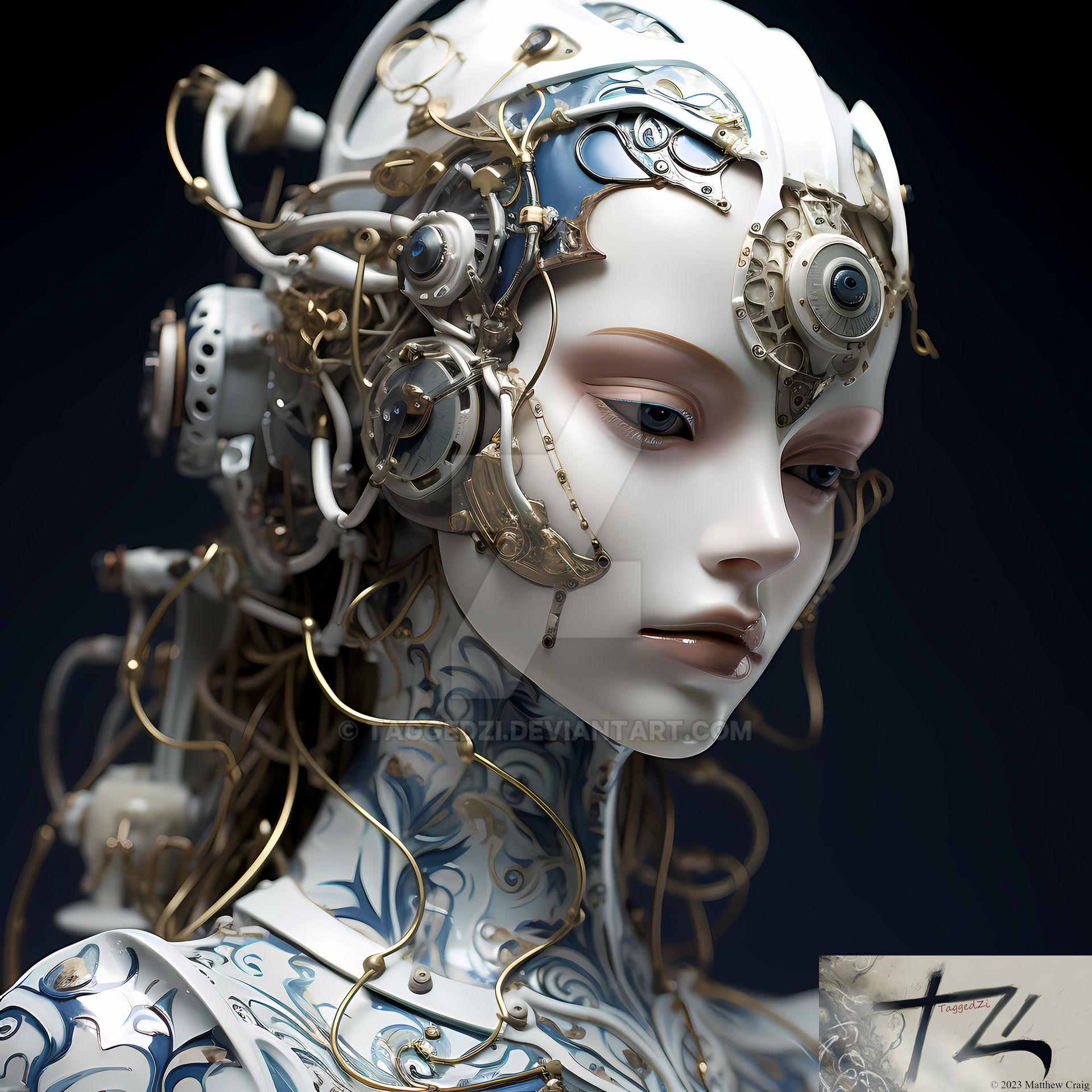 Android Woman Mask Android Woman 2 by taggedzi on DeviantArt