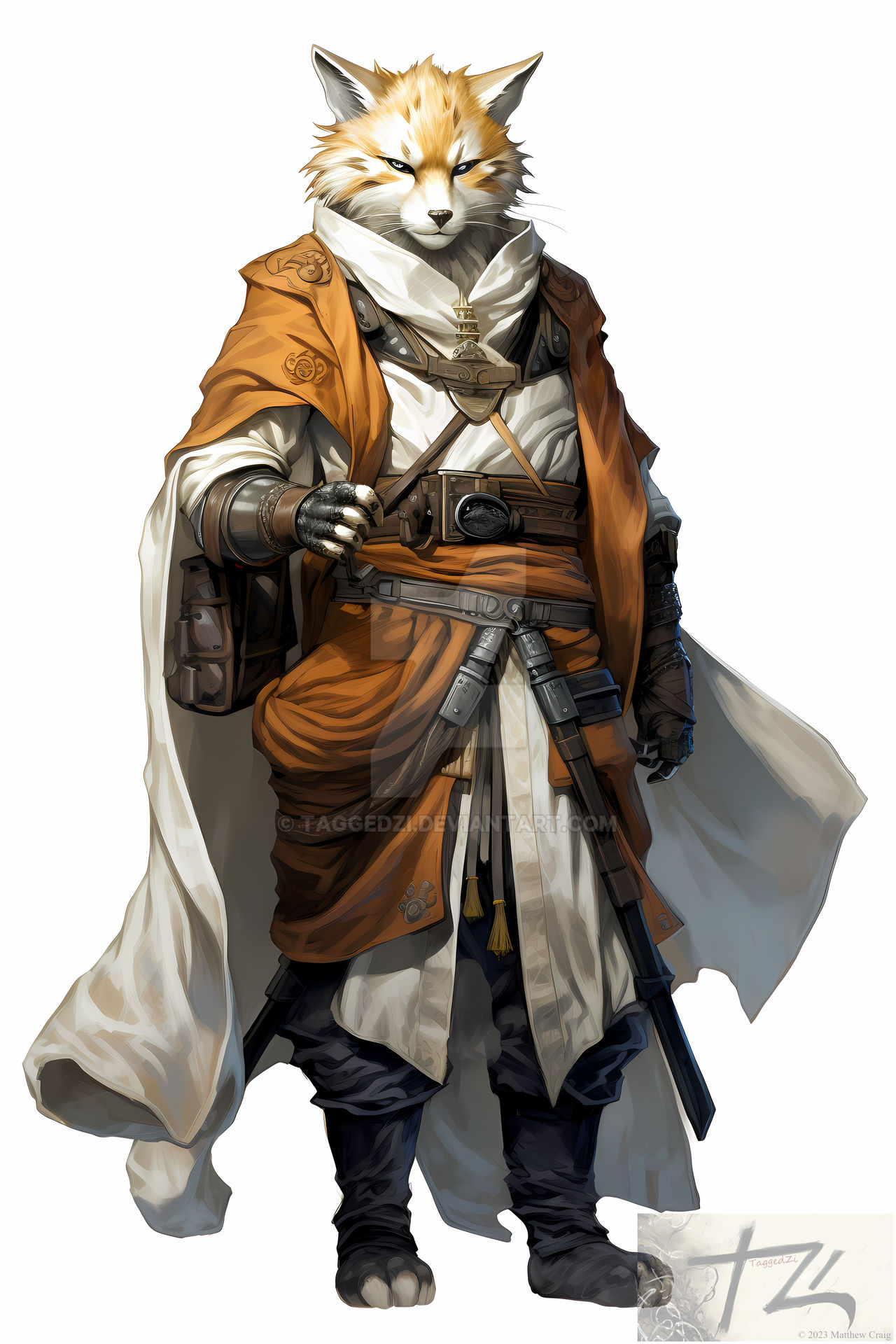 Male Fox Shifter Monk 1 by taggedzi on DeviantArt
