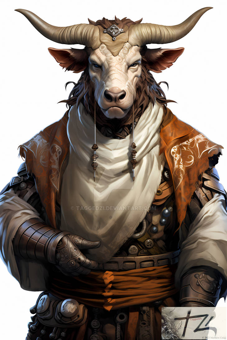 Bull - Shifter - Monk 2 by taggedzi on DeviantArt