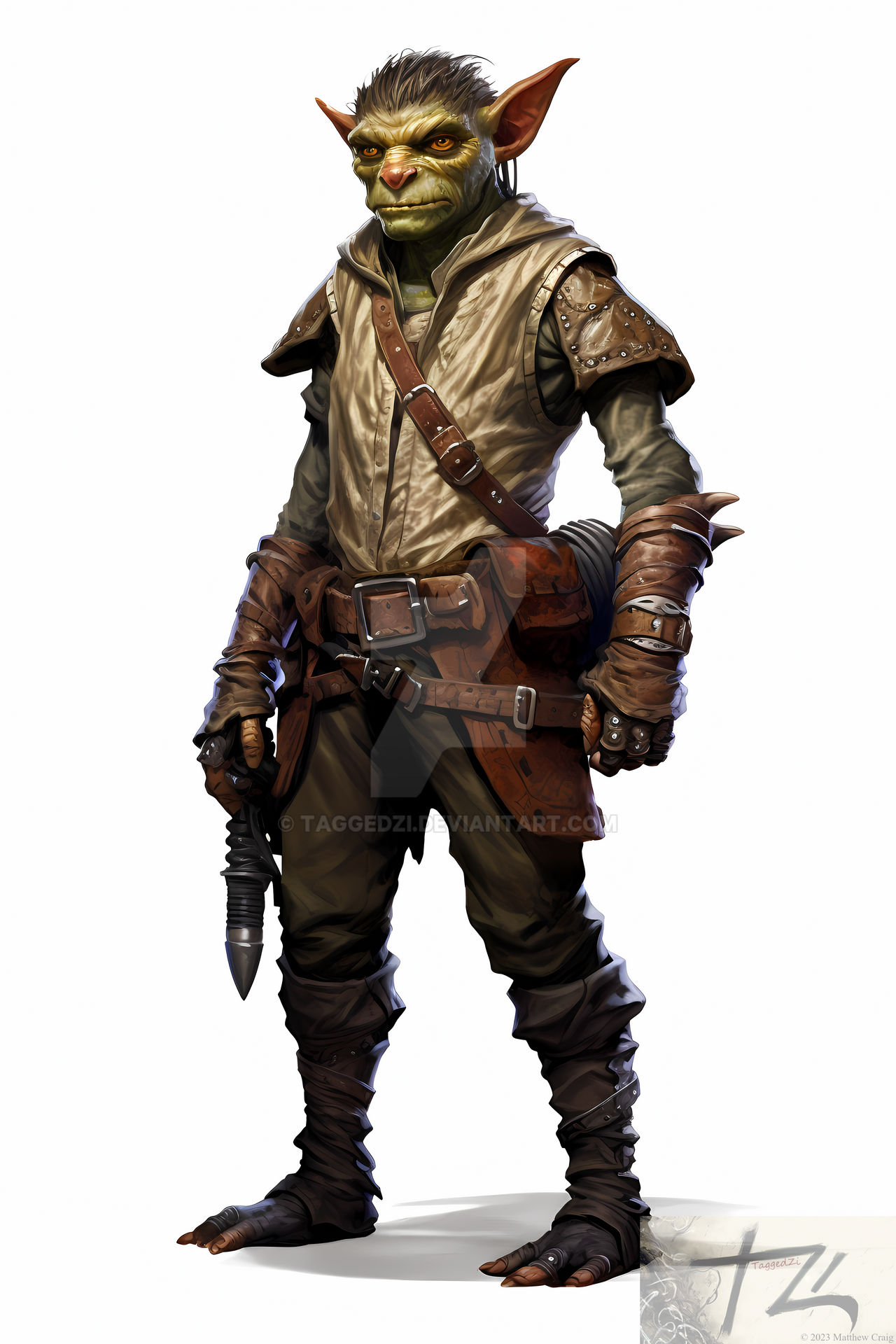 Male Goblin Miner 1 by taggedzi on DeviantArt
