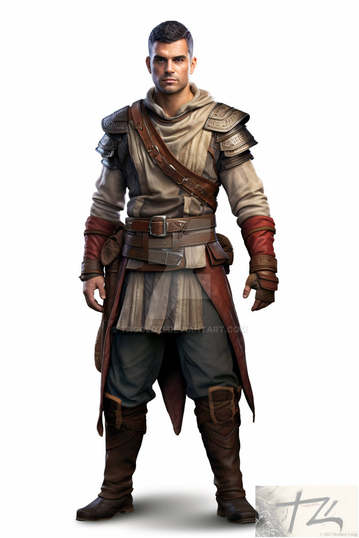 Handless Fighter Male - Human - Fighter 1 by taggedzi on DeviantArt