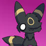 bored again so i drew a tiny umbreon O_o