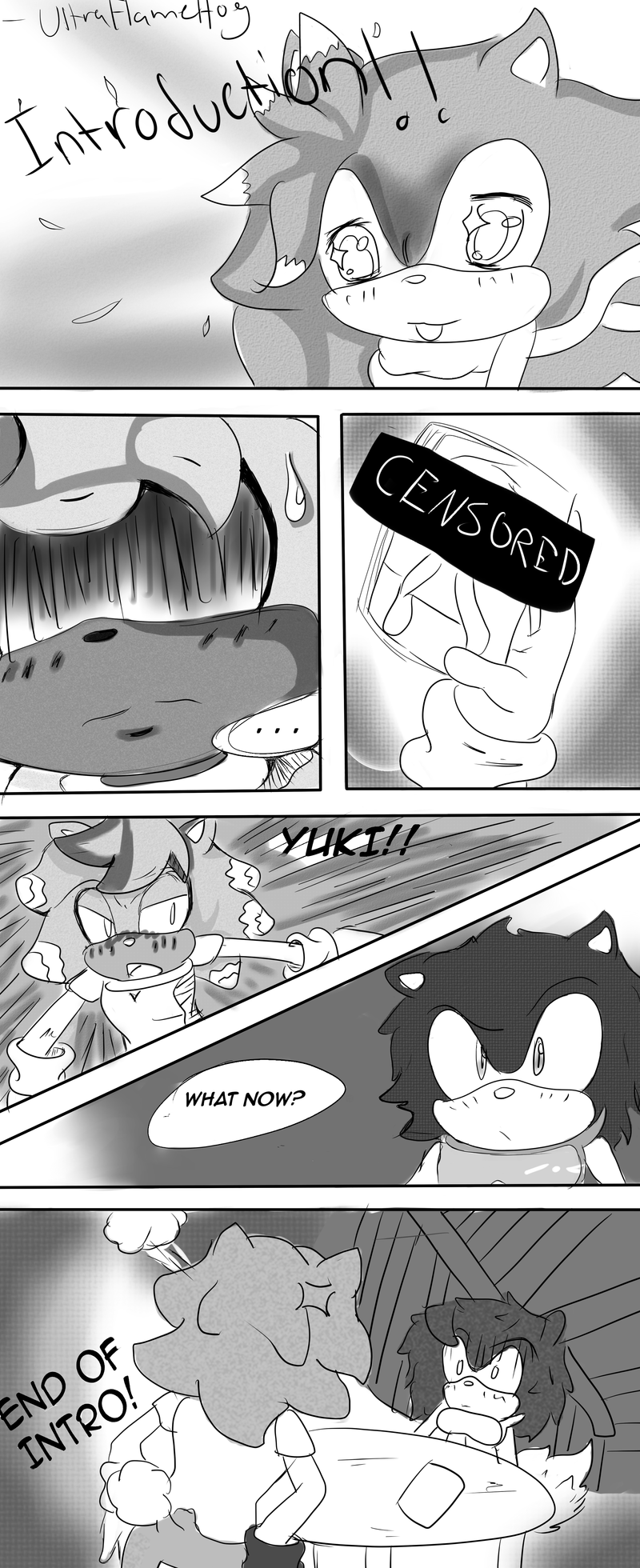 The Life manga Page 1 (Test)