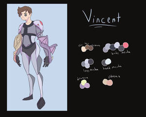 Vincent Ref Sheet Commish for Cosmos-the-Protogen