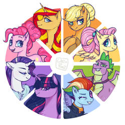 MLP Color Wheel meme by OniiPonii