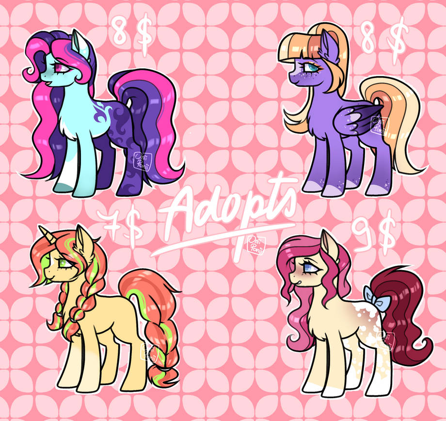 Simple Pony Adopts (OPEN 1/4) by OniiPonii on DeviantArt