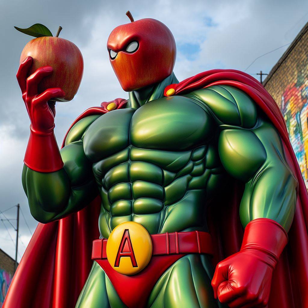 Apple Man Run Apple Man x Bananaman by Iancranium on DeviantArt
